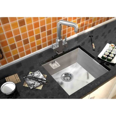 Кухонная мойка ZorG X SH X 4444 Матовый хром, артикул SH X 4444