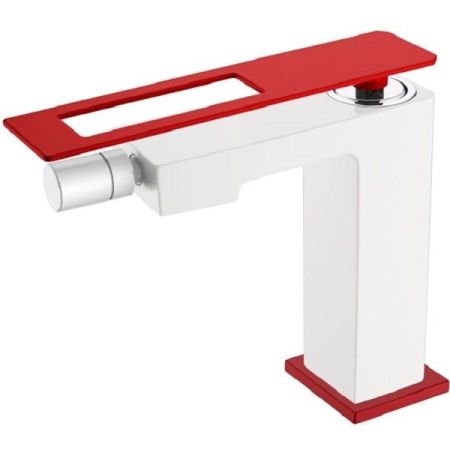 Смеситель Q для биде WhiteRed_Комплект, артикул 146-WR