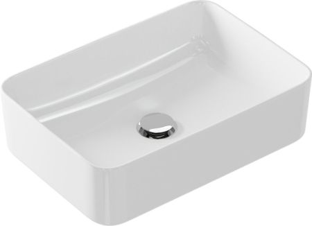 Раковина Cersanit  на столешницу CREA 50 RECTANGULAR 0 отв. (64755), артикул 64755