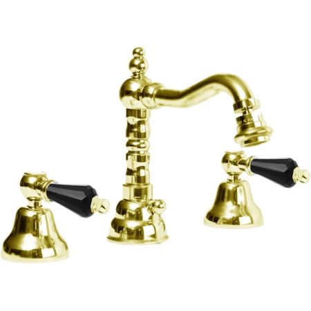 Смеситель для биде Cezares Diamond DIAMOND-BBS2-03/24-Sw-N Золото 24 карата