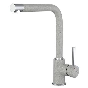 Смеситель для кухни GranFest 3651, серый