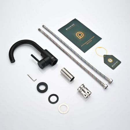 Смеситель для кухни Splenka S201.13.06, черный