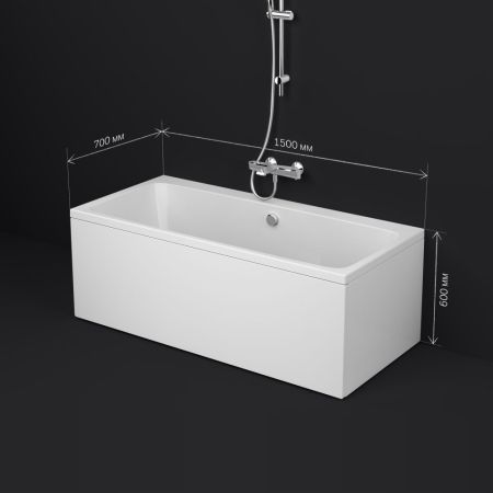W84A-150-070W-A Func Ванна акриловая 150х70, артикул W84A-150-070W-A