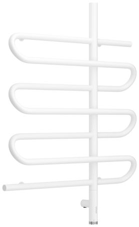 Полотенцесушитель, Сунержа, Эпатаж 3.0, электрический, ширина, мм-608, высота, мм-800, подключение-справа, электрокомплект-МЭМ, мощность, Вт-300, материал-нержавеющая сталь, цвет- белый матовый