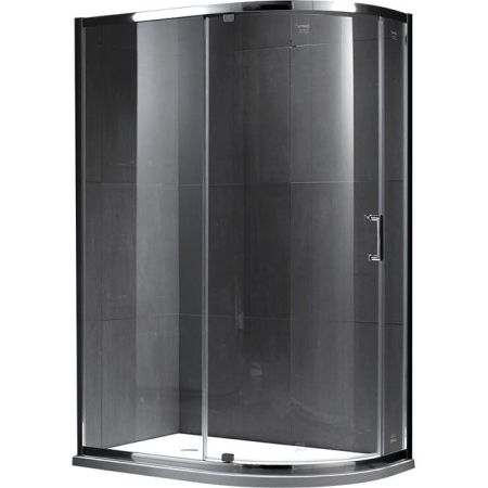 Душевой уголок Gemy Sunny Bay 120х80 профиль Хром стекло прозрачное, артикул S28182