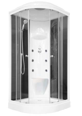 Душевая кабина Royal Bath RB 90HK7-BT (черное/прозрачное)