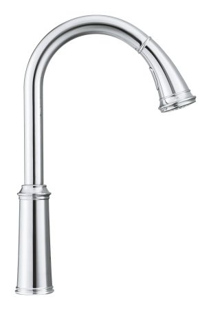 Смеситель для кухни GROHE Gloucester, C-образный высокий выдвижной излив, хром (30422000), артикул 30422000