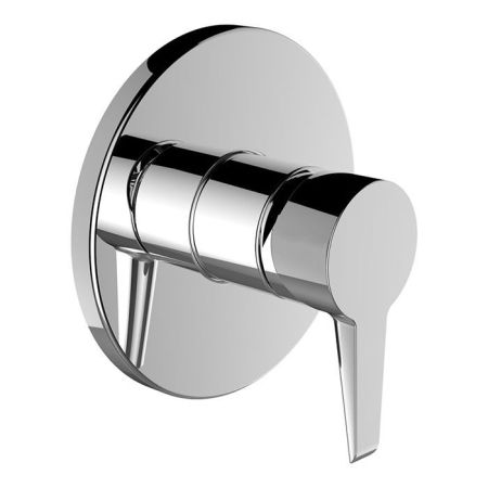 Смеситель для душа, Laufen, Val, тип открывания воды-однорычажный, монтаж-настенный встраиваемый, внутренняя часть-необходимо заказать, цвет-хром, артикул HF901778100000