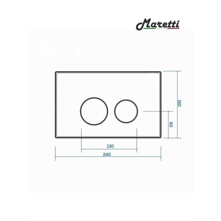 Комплект Maretti 3 в 1: унитаз UM10PBM51-560, инсталляция AC11P5211, кнопка AC12EA-560, артикул UM51EA56052