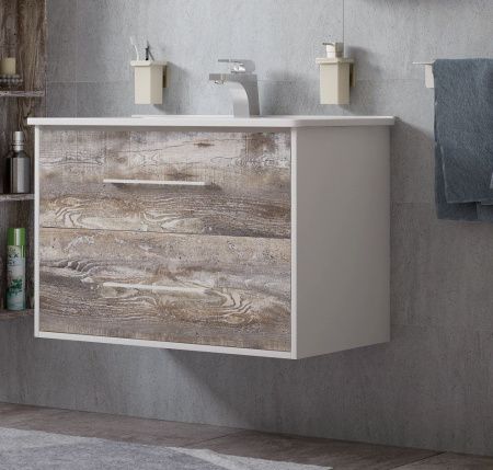 Тумба подвесная "Гольф 85", антик, Оскар 85