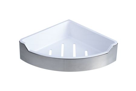 Угловая полка Fixsen Hotel FX-31003D Белый, хром, артикул FX-31003D