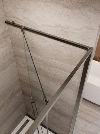 LUX-B-FS-11-110-C-GM Душевая дверь, артикул LUX-B-FS-11-110-C-GM