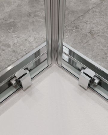 MOLVENO-AH-21-90+20-P-BORO Душевой уголок, артикул MOLVENO-AH-21-90+20-P-BORO