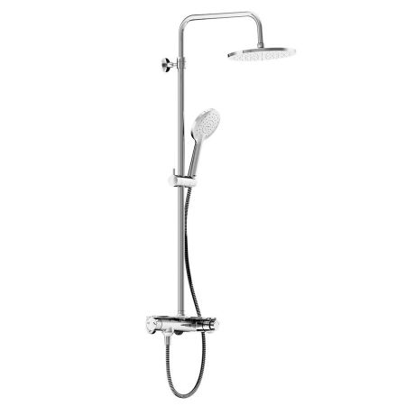 977750000 Jupiter душевая система с душевым ТМС смесителем-полкой, хром, артикул 977750000