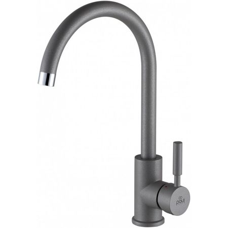 Смеситель для кухни Paulmark Holstein Ho212063-402 Серый металлик, артикул Ho212063-402