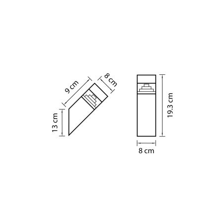 Светильник светодиодный уличный Raggio Lightstar 377605, артикул 377605