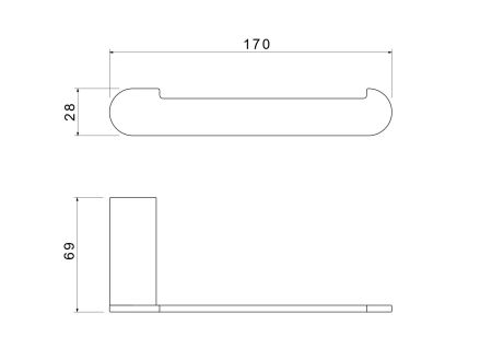 Бумагодержатель AQUATEK AQ4408CR ЛИРА, артикул AQ4408CR