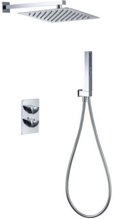 Душевой комплект Allen Brau Infinity 5.21016-00 (с внутренней частью, 2 выхода) хром, артикул 5.21016-00