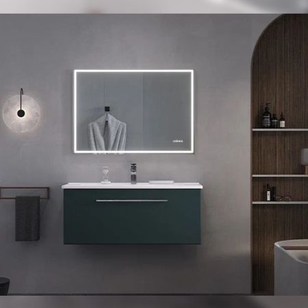 Тумба под раковину подвесная Velvex Posse tp.POS.OSK.105.1Y верде, 105 см, артикул tp.POS.OSK.105.1Y верде