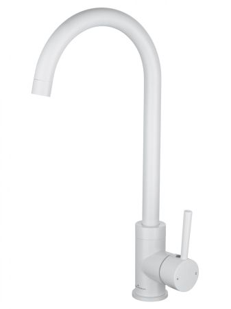 Смеситель для кухни WONZON & WOGHAND, Белый матовый (WW-A21102-MW), артикул WW-A21102-MW