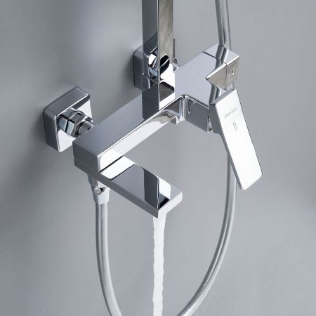 Душевая система Shevanik S4636, хром