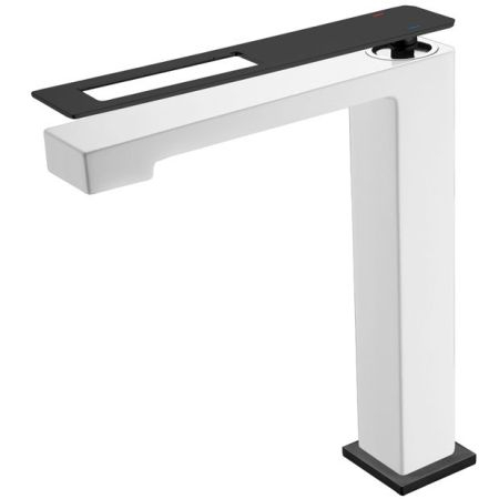 Смеситель Q для умыв. выс. WhiteBlack_Комплект, артикул 142-WB