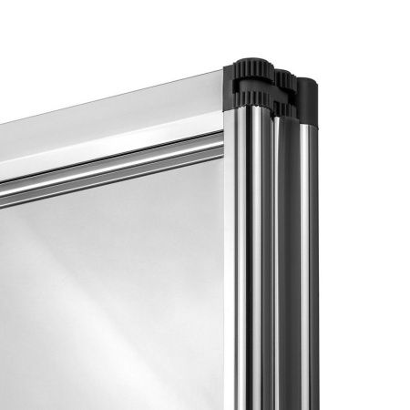 Шторка для ванны NEW TRENDY TREX 120 см P-0154 (хром)