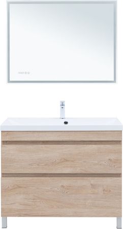 Тумба под раковину Aquanet Нота New 100 дуб светлый, артикул 00344149