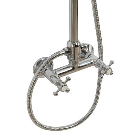 Душевая стойка со смесителем, верхним и ручным душем CEZARES GOLF-CD, артикул GOLF-CD-02-M