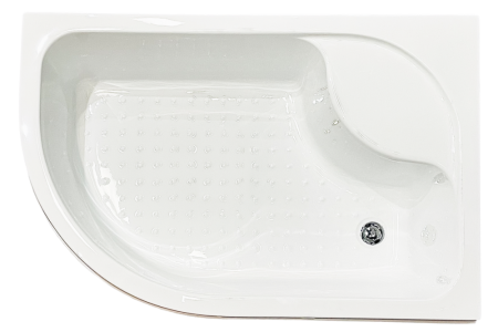 Душевой угол Royal Bath Practic RB 8120BK-C-BL (матовое) правый, артикул RB8120BK-C-BL-R-Practic