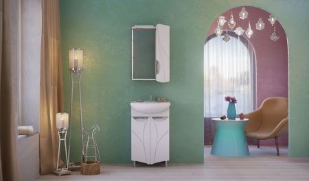 Тумба под раковину Raval Folle 50 Белая, артикул Fol.01.50/N/W