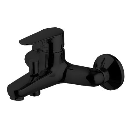 Fima Carlo Frattini Serie 22 Смеситель для ванны, настенный, цвет: чёрный матовый, артикул F3834/1NS