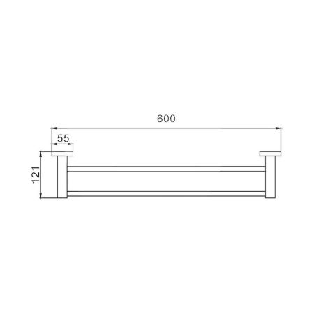 Полотенцедержатель Haiba HB8909, черный