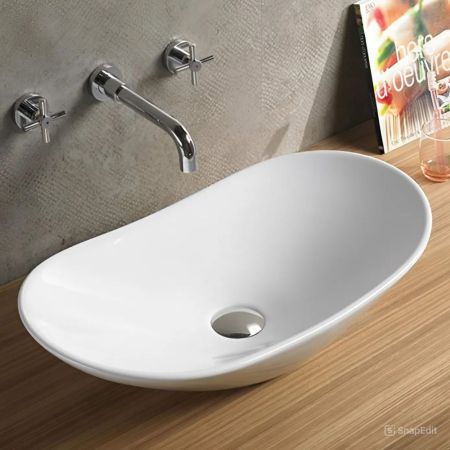 Раковина чаша Velvex 7811A, белый, артикул 7811A