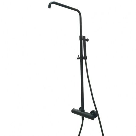 Душевая система с термостатом Webert Elio EL980508560, черный, артикул EL980508560