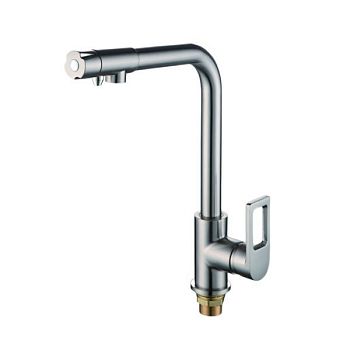 Смеситель для кухни с подключением фильтра воды D-Lin D159308, хром