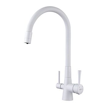 Смеситель для кухни Lemark Comfort с подключением к фильтру с питьевой водой (LM3075W)