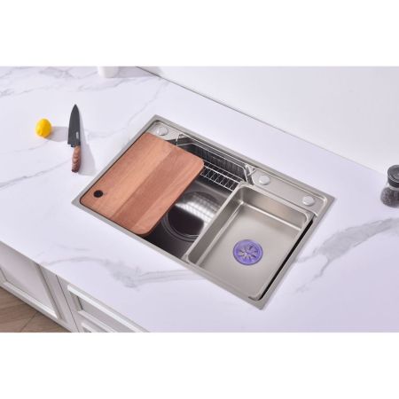 Мойка для кухни Fmark FSC7846L, сатин