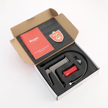 Смеситель для раковины Raglo R51.10.09, графит, артикул R51.10.09