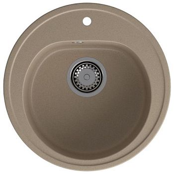 Кухонная мойка GranFest RONDO 510, песок