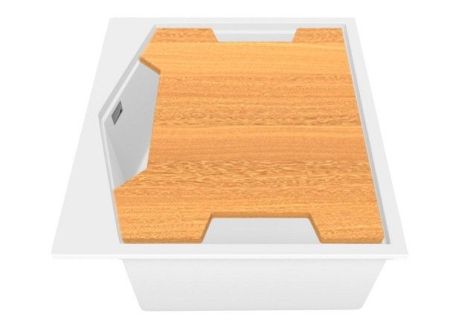 Кухонная мойка KitKraken Ocean White 60 Белая