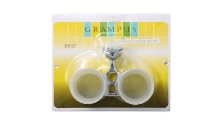 Подстаканник двойной Grampus Briz  GR-3007, артикул GR-3007
