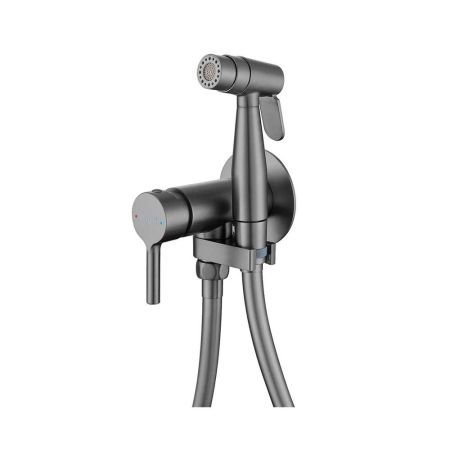 Гигиенический душ со смесителем встраиваемый Raglo R20.54.09, графит