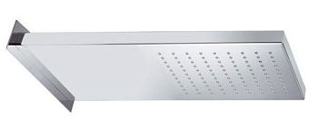 Daniel, консольная душевая головка 50x20 см, 1 режим: дождь, цвет черный матовый