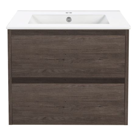 База под раковину Gio 600 подвесная, 2 выкатных ящика soft-close, R.Oak, артикул VMC-2G600RO