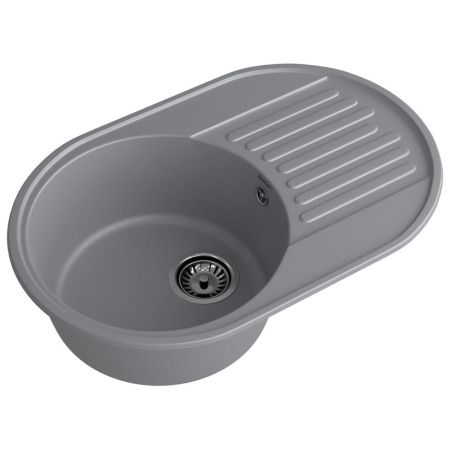 Кухонная мойка GranFest QUARZ 18, темно-серый, артикул 18 темно-серый