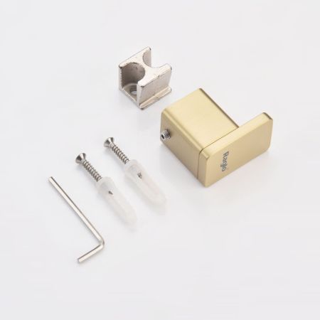 Крючок для ванной комнаты Raglo R301.05.03, золотой сатин