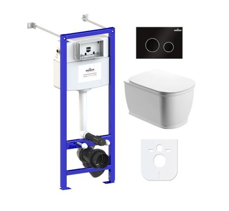 Комплект 6 в 1 Lavinia Boho Bell Pro Rimless 77050128, премиум с пластиковой клавишей, артикул 77050128