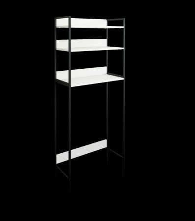 Стеллаж для хранения над сантехникой ПП Черный муар 82613186, артикул 82613186