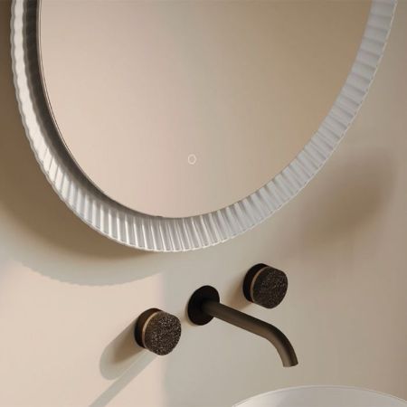 Artceram Зеркала Зеркало LORD керамическая рама с подсветкой Ø 76, цвет белый матовый